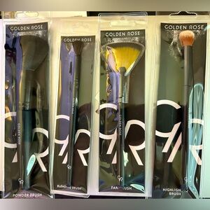 Set of 4 Celesty makeup brushes, sealed, new in packaging